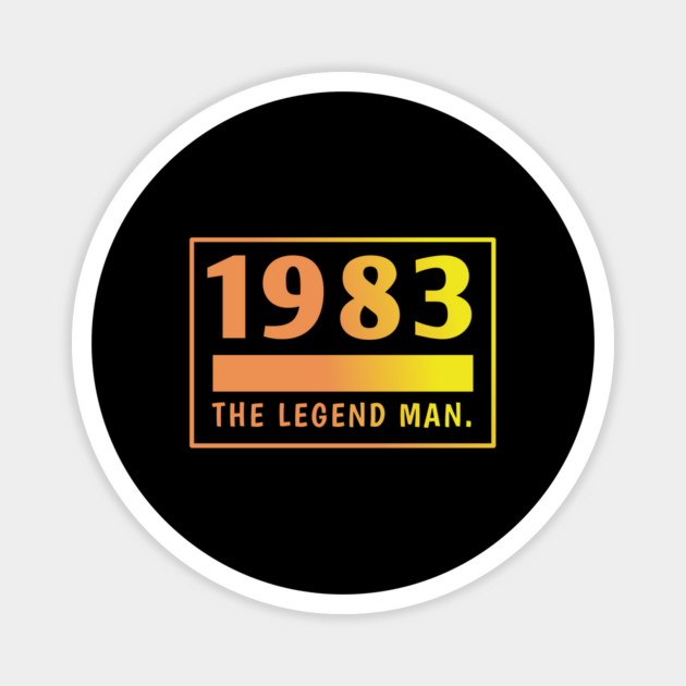 1983 birthday Magnet by BlackMeme94
