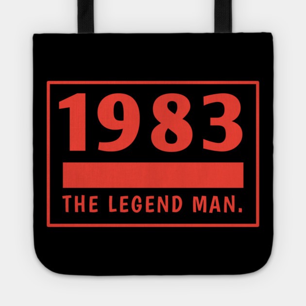 1983 birthday Tote by BlackMeme94