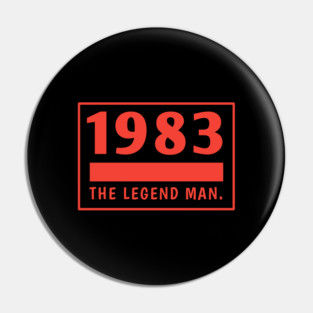 1983 birthday Pin