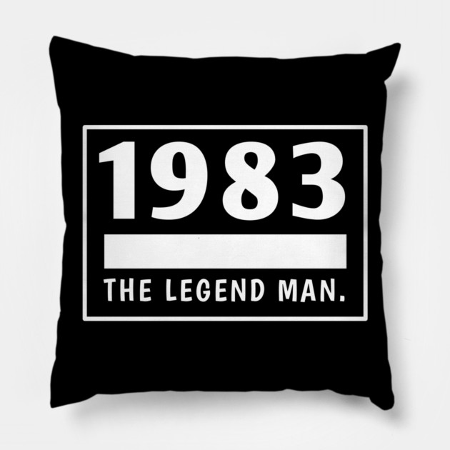 1983 birthday Pillow by BlackMeme94