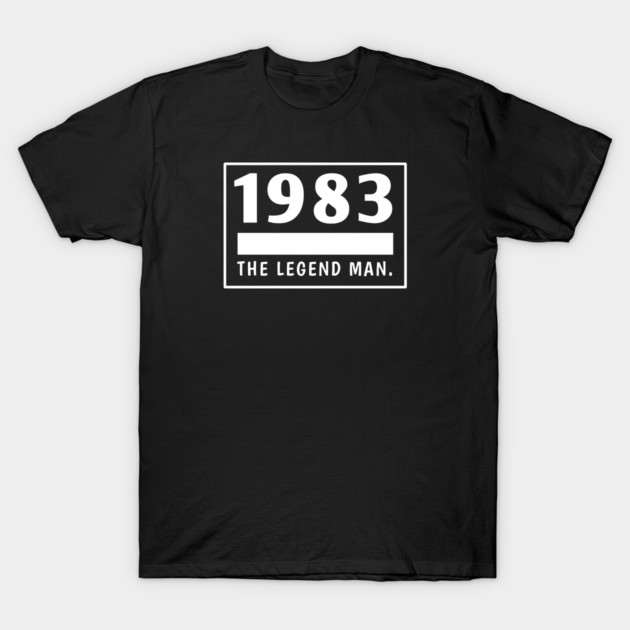 1983 birthday T-Shirt by BlackMeme94