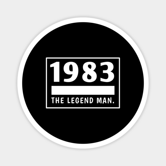 1983 birthday Magnet by BlackMeme94