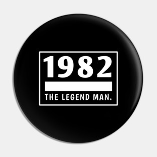 1982 birthday Pin