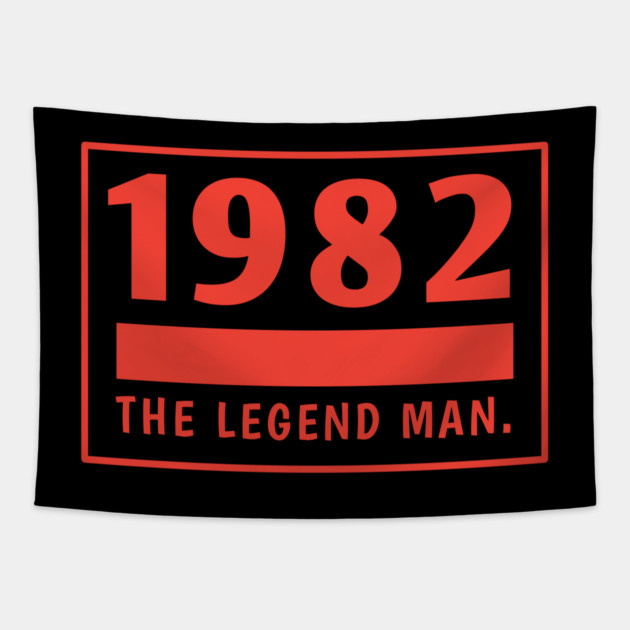1982 birthday Tapestry by BlackMeme94