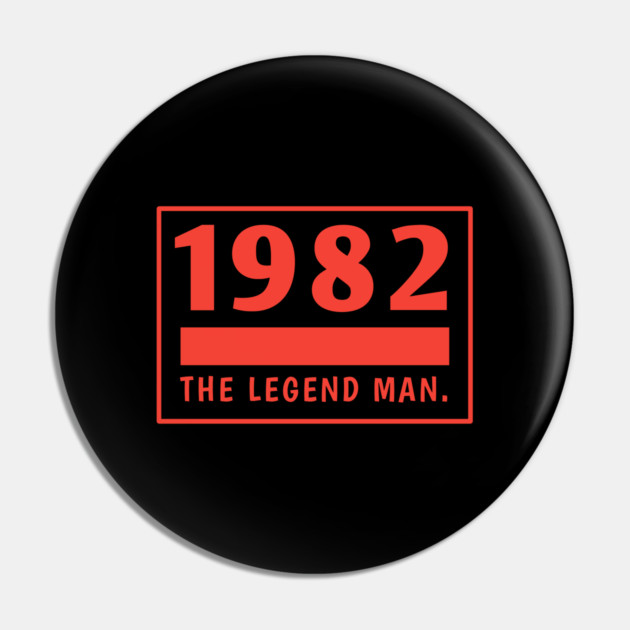 1982 birthday Pin by BlackMeme94