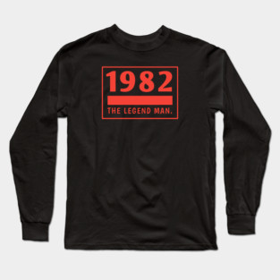 1982 birthday Long Sleeve T-Shirt