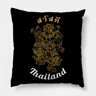 Thailand Hanuman Spiritual T-Shirt Pillow