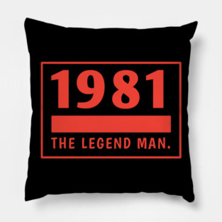 1981 birthday Pillow