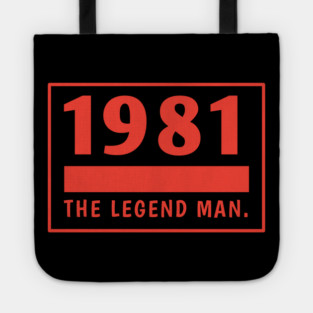 1981 birthday Tote