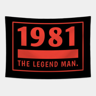 1981 birthday Tapestry
