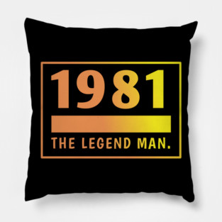1981 birthday Pillow