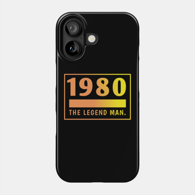 1980 birthday Phone Case by BlackMeme94