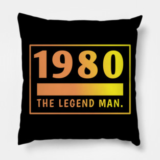 1980 birthday Pillow