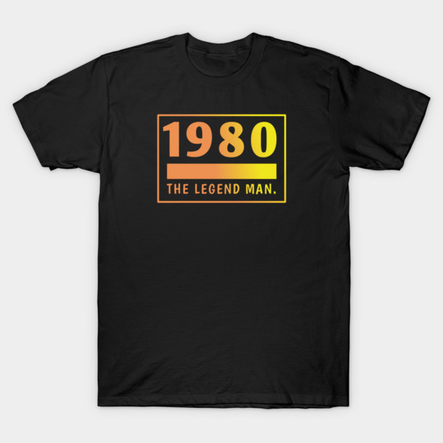 1980 birthday T-Shirt by BlackMeme94