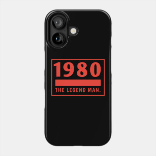 1980 birthday Phone Case