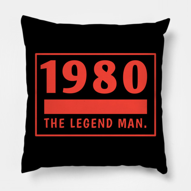1980 birthday Pillow by BlackMeme94