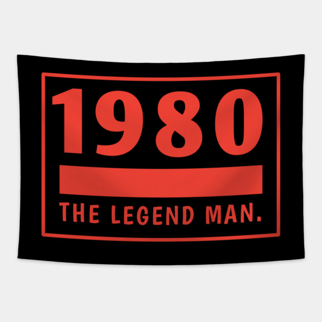 1980 birthday Tapestry by BlackMeme94