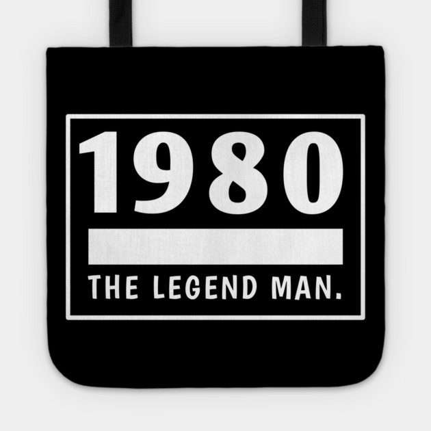 1980 birthday Tote by BlackMeme94