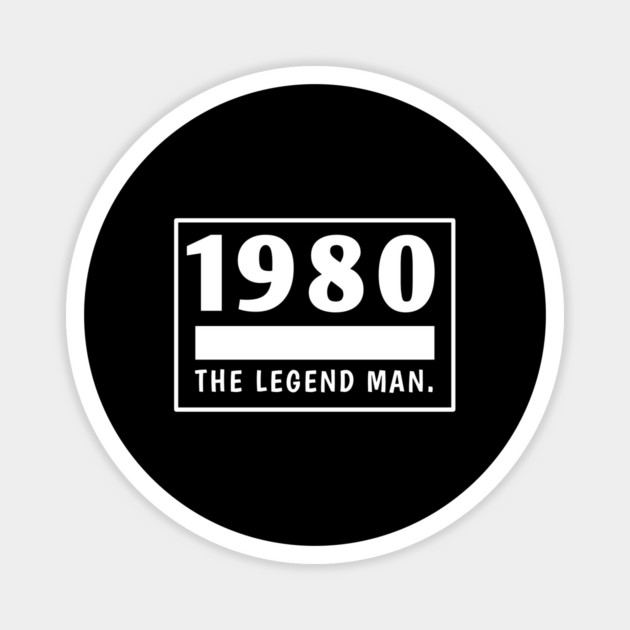 1980 birthday Magnet by BlackMeme94
