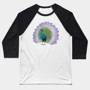 Genderqueer Pride Peacock Baseball T-Shirt