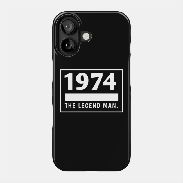 1974 birthday Phone Case by BlackMeme94