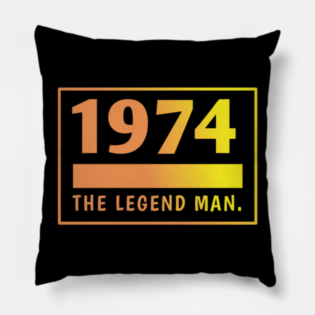 1974 birthday Pillow by BlackMeme94
