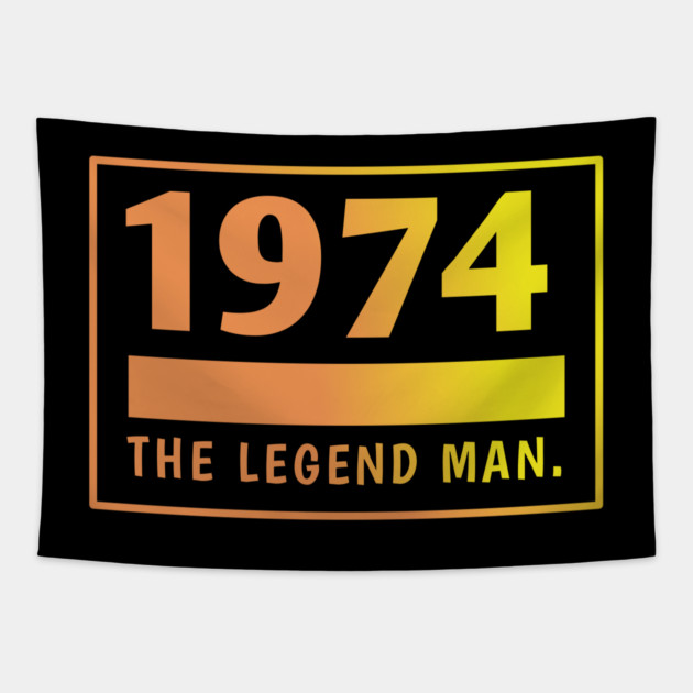 1974 birthday Tapestry by BlackMeme94