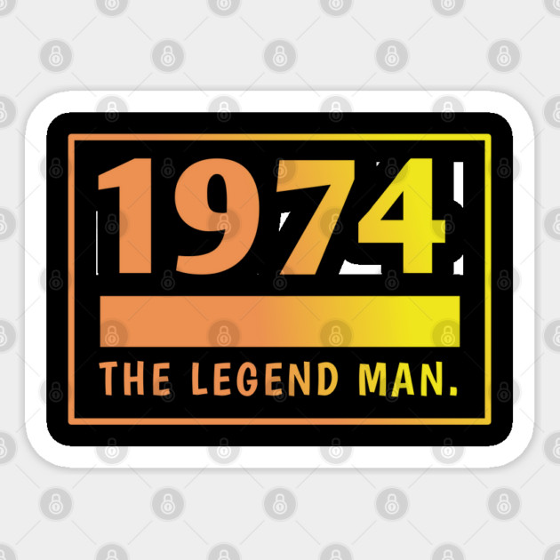 1974 birthday Sticker by BlackMeme94