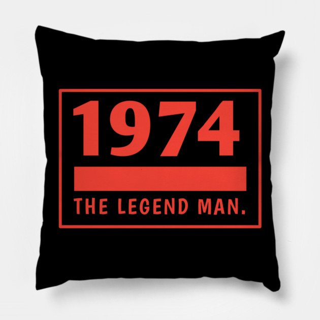 1974 birthday Pillow by BlackMeme94
