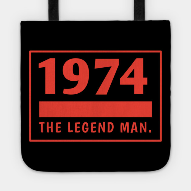 1974 birthday Tote by BlackMeme94