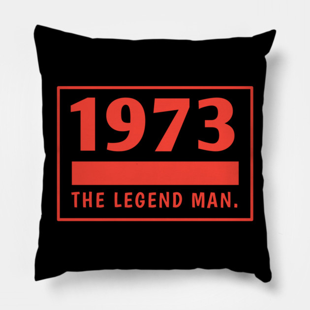 1973 birthday Pillow by BlackMeme94