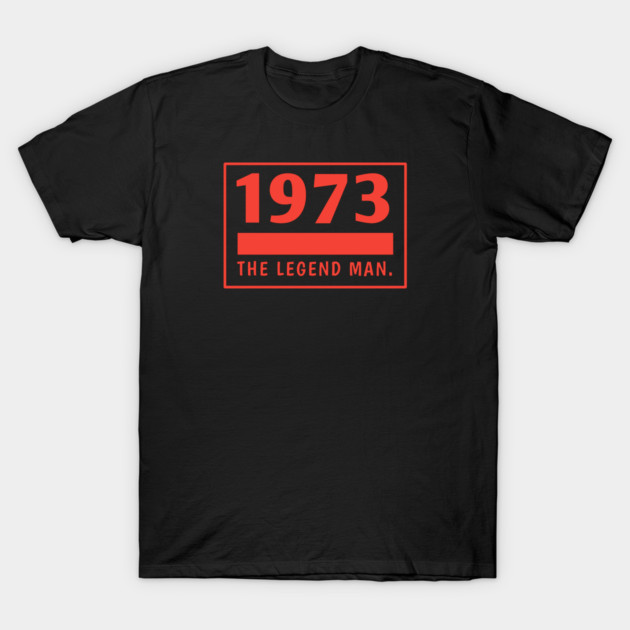 1973 birthday T-Shirt by BlackMeme94