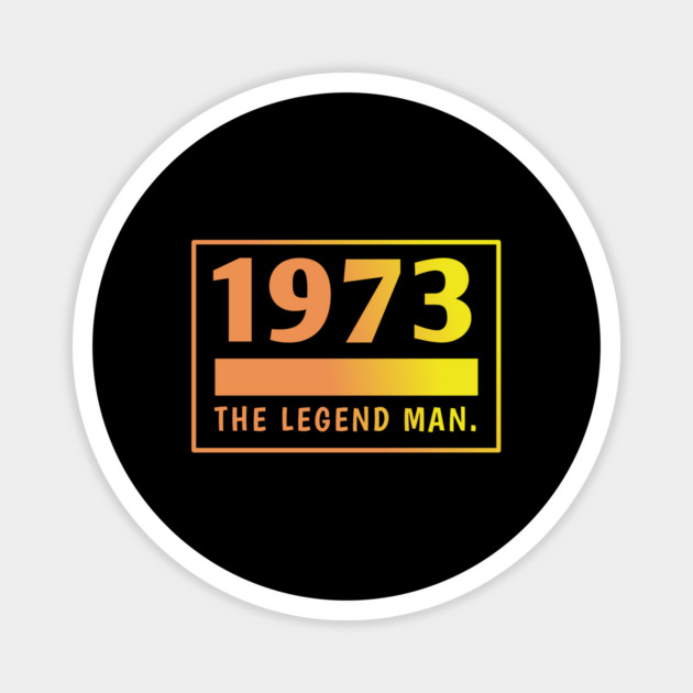 1973 birthday Magnet by BlackMeme94