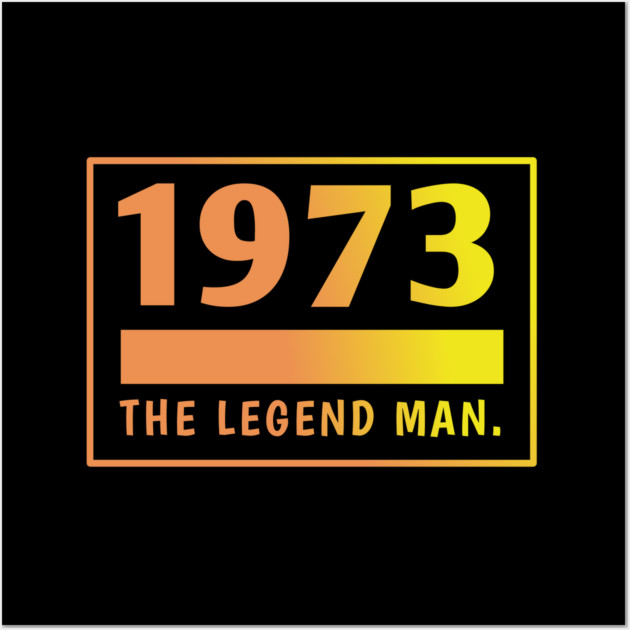 1973 birthday Wall Art by BlackMeme94