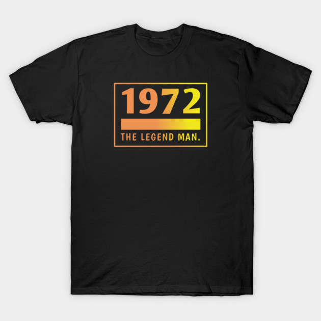 1972 birthday T-Shirt by BlackMeme94