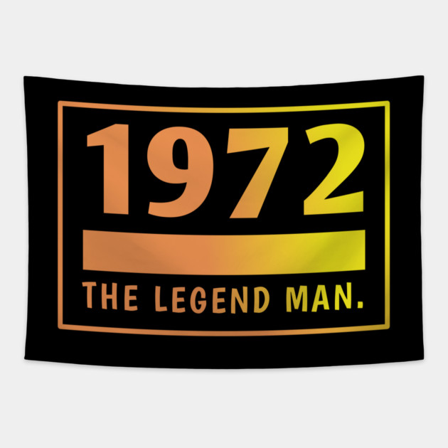 1972 birthday Tapestry by BlackMeme94