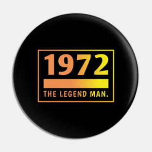 1972 birthday Pin