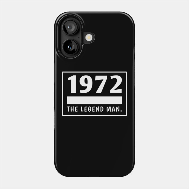 1972 birthday Phone Case by BlackMeme94