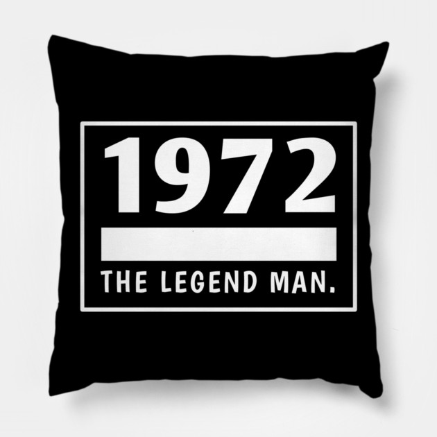 1972 birthday Pillow by BlackMeme94