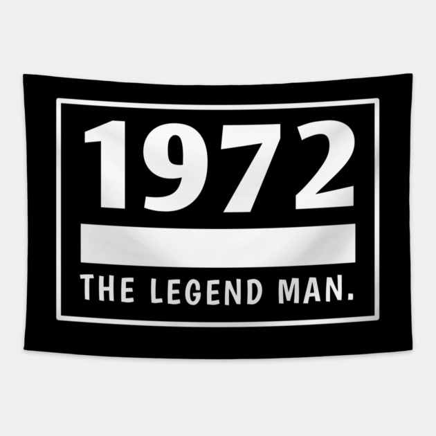 1972 birthday Tapestry by BlackMeme94