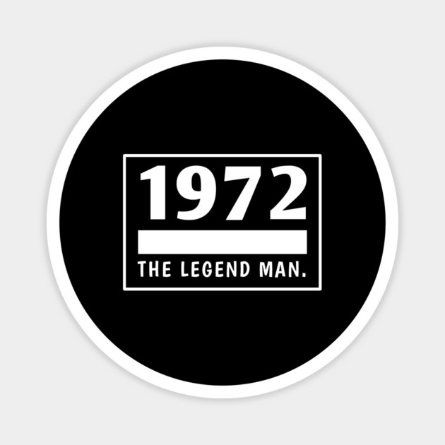 1972 birthday Magnet by BlackMeme94
