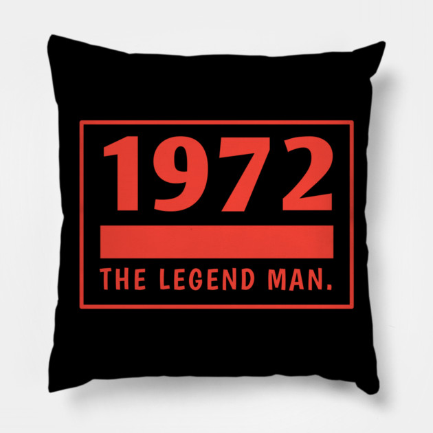 1972 birthday Pillow by BlackMeme94