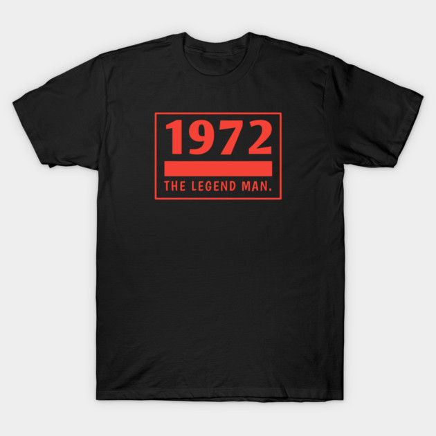 1972 birthday T-Shirt by BlackMeme94