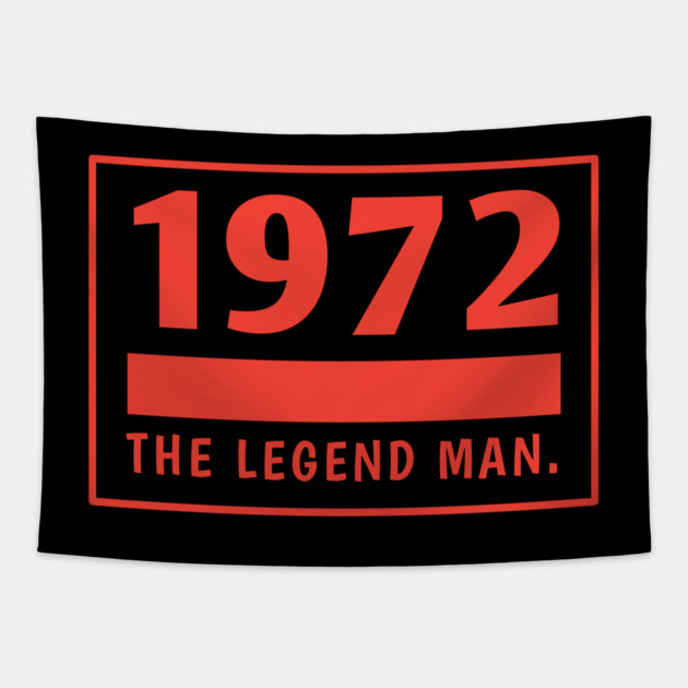 1972 birthday Tapestry by BlackMeme94