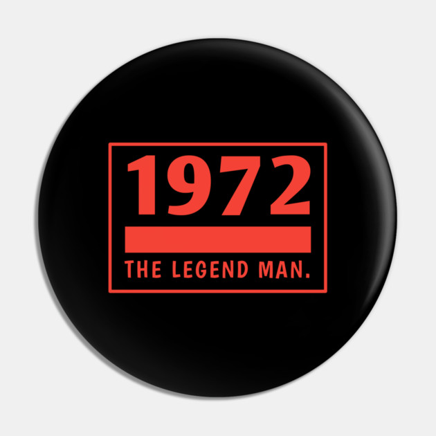 1972 birthday Pin by BlackMeme94
