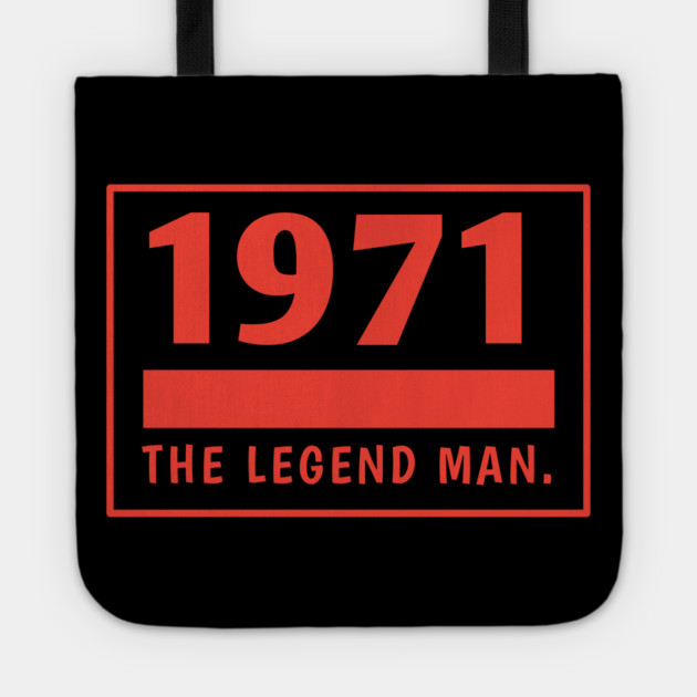 1971 birthday Tote by BlackMeme94
