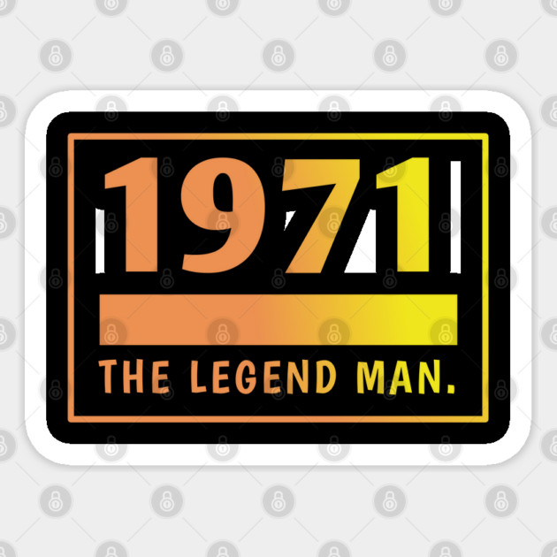 1971 birthday Sticker by BlackMeme94