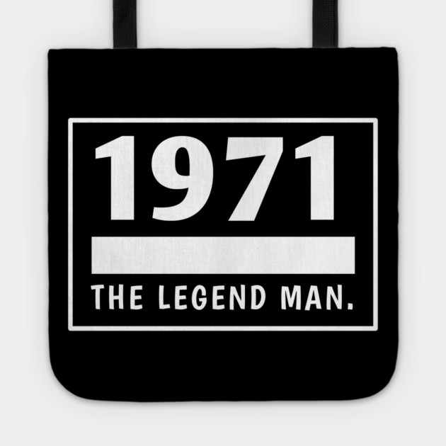 1971 birthday Tote by BlackMeme94