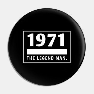 1971 birthday Pin