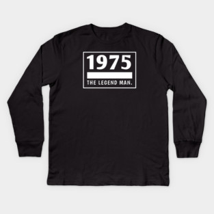 1975 birthday Kids Long Sleeve T-Shirt
